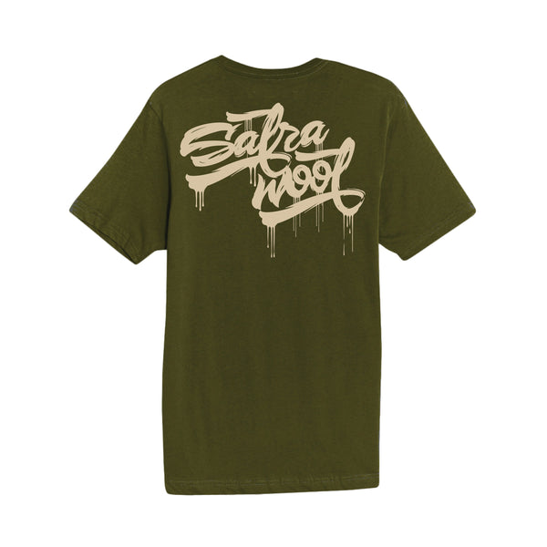 SATRAA- SATRAWOOT YAKI ARMY GRN TEE