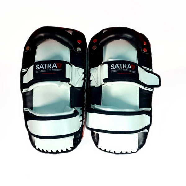 SATRAA - MICROFIBER CURVED KICK PADS (MADE TO ORDER ONLY)